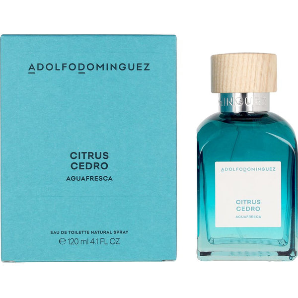 adolfo dominguez agua fresca citrus cedro eau de toilette vaporizador 120 ml
