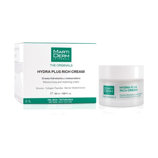 martiderm hydra plus crema rica hidratante y restauradora 50 ml