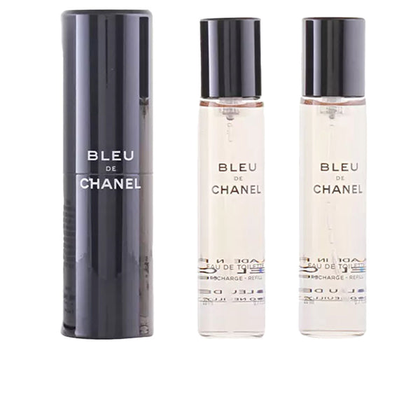 chanel bleu eau de toilette vaporizador refillable 3 x 20 ml