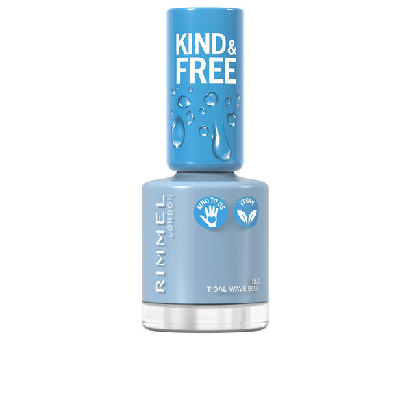 KIND & FREE nail polish #152-tidal wave blue