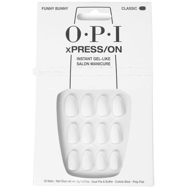 OPI xPRESS/ON Uñas Artificiales Tonos Icónicos #Funny Bunny 30 u