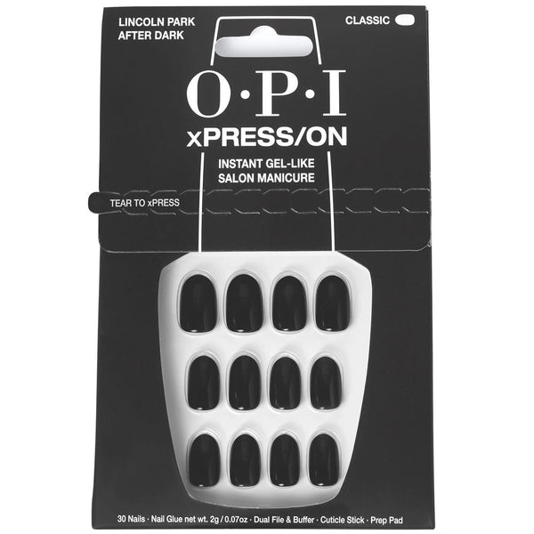 OPI xPRESS/ON Uñas Artificiales Tonos Icónicos #Lincoln Park After Dark 30 u