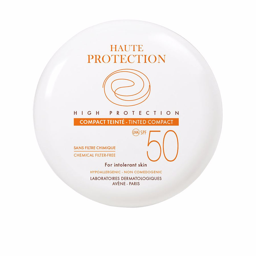 SOLAIRE COMPACTO con color alta protección SPF50 #dorado 10 gr