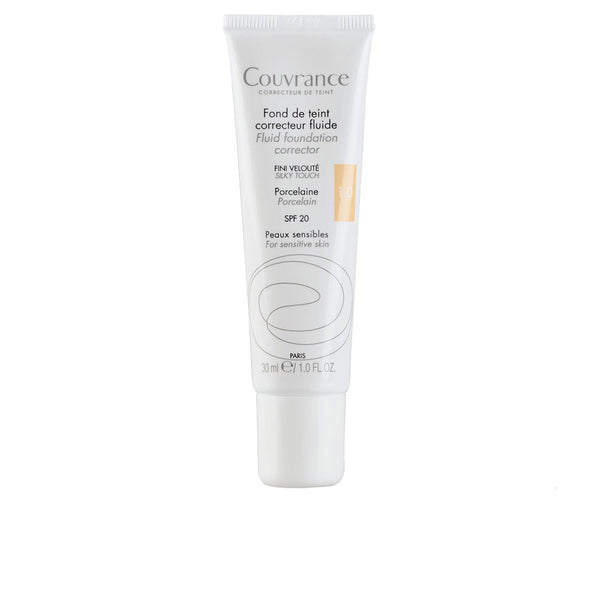 COUVRANCE base de maquillaje fluida pieles sensibles #miel 30 ml