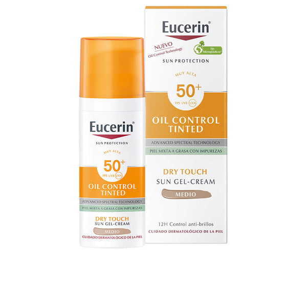 SUN PROTECTION oil dry touch gel-crema color SPF50+ #medium 50 ml