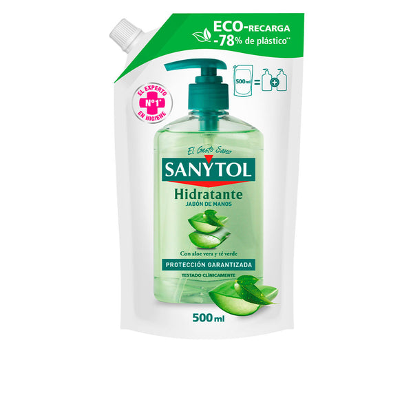 SANYTOL JABÓN DE MANOS antibacteriano hidratante recambio eco pack  500 ml