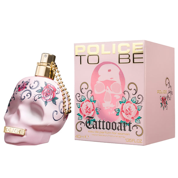 police to be tattoo art for woman eau de parfum vaporizador 40 ml