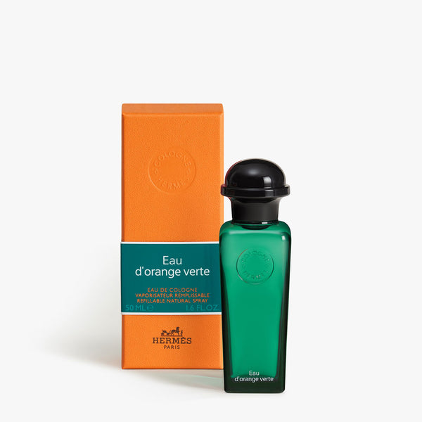 hermes eau dorange verte eau de cologne refillable vaporizador 50 ml
