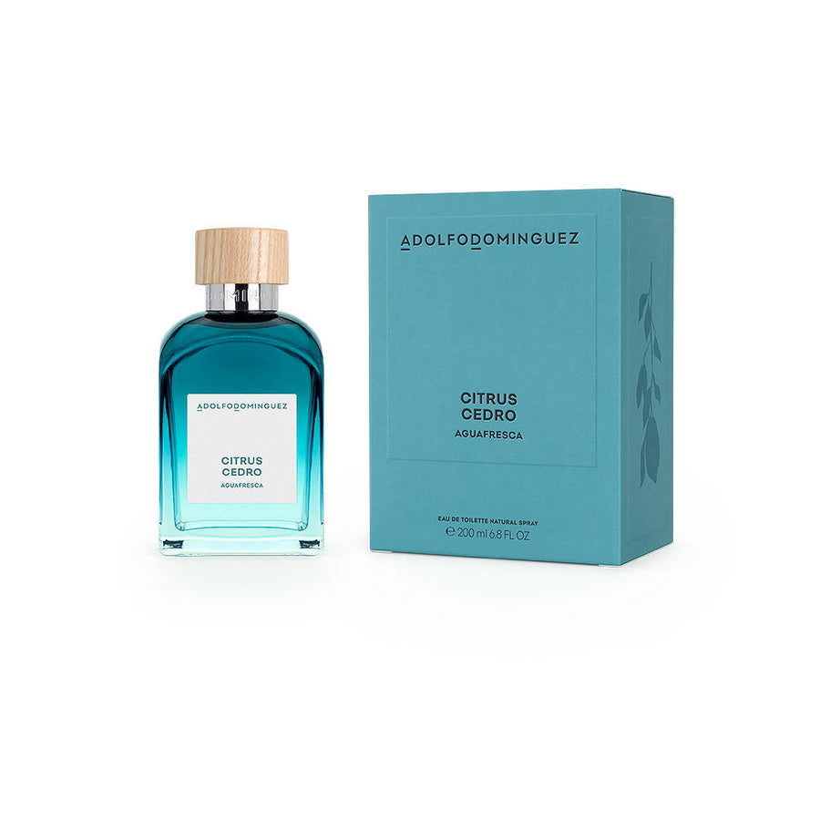 adolfo dominguez agua fresca citrus cedro eau de toilette vaporizador 200 ml