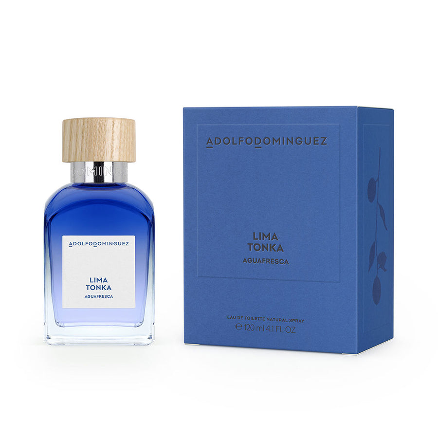 adolfo dominguez agua fresca lima tonka eau de toilette vaporizador 120 ml