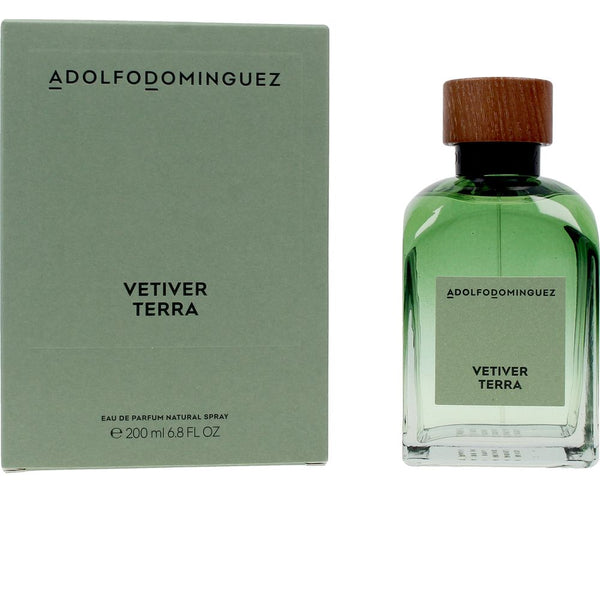 adolfo dominguez vetiver terra eau de parfum vaporizador 200 ml