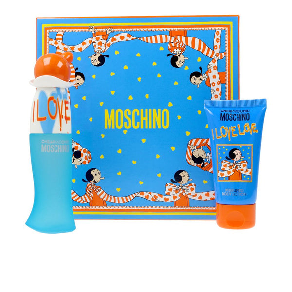 moschino cheap and chic i love love estuche 2 pz
