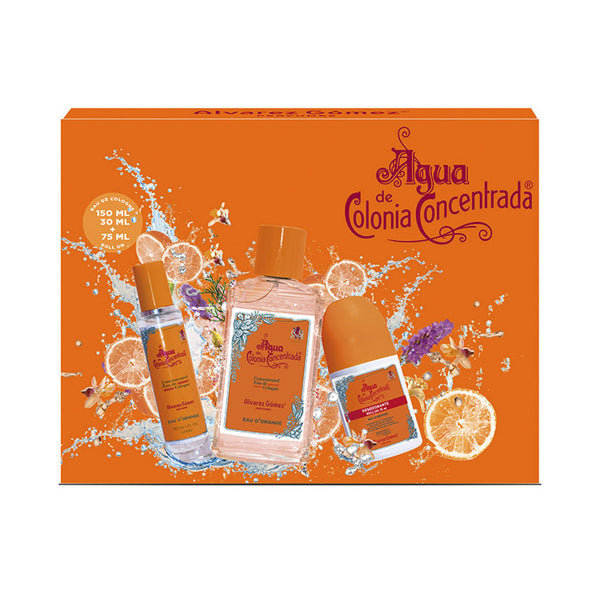 alvarez gomez agua de colonia concentrada dorange lote 3 pz