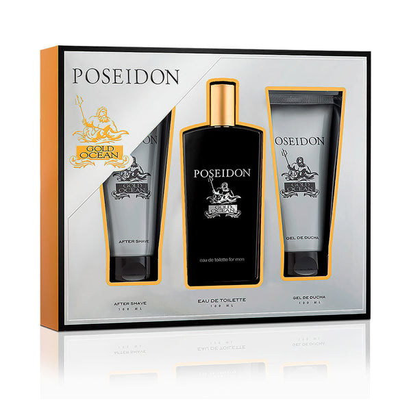 poseidon poseidon gold ocean for men lote 3 pz
