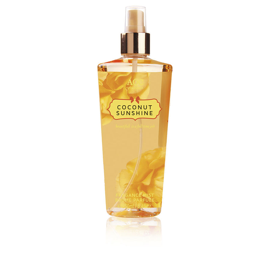 aqc fragrances body mist coconut shunshine 250 ml