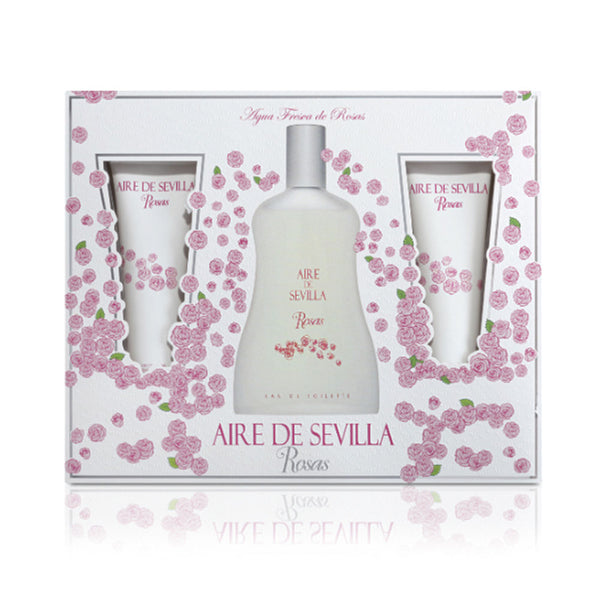 aire sevilla aire de sevilla rosas estuche 3 pz