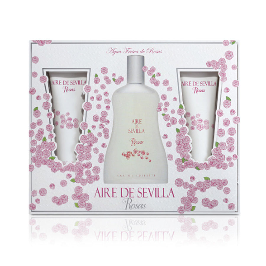 aire sevilla aire de sevilla rosas estuche 3 pz