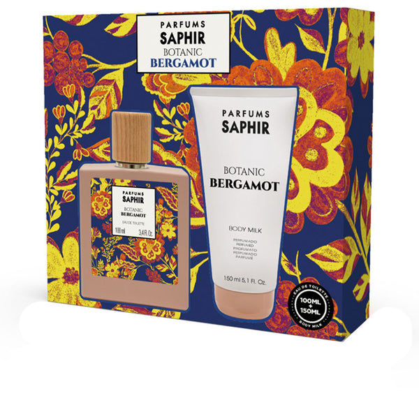 parfums saphir botanic bergamot estuche 2 pz