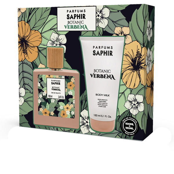 parfums saphir botanic verbena estuche 2 pz
