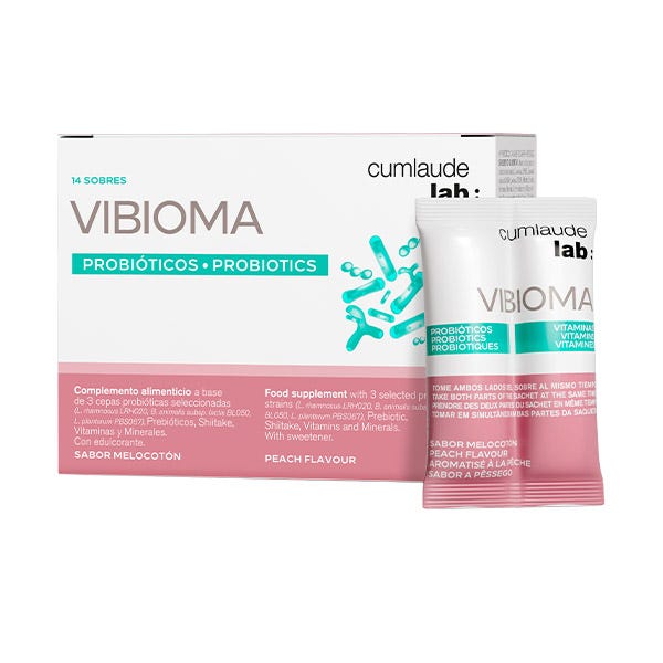 cumlaude lab vibioma probioticos sobres 14 u