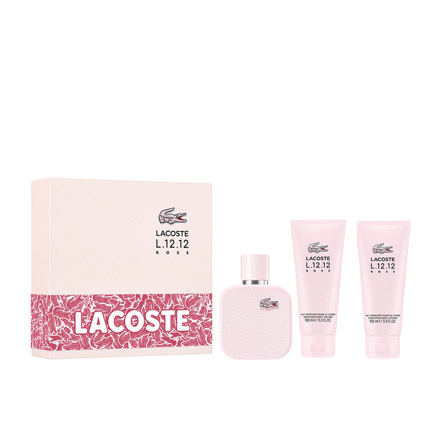 lacoste lacoste l 12 12 rose estuche 3 pz