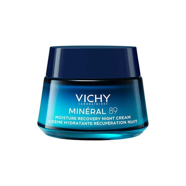 vichy mineral 89 crema hidratante noche recuperadora con melatonina acido hialuronico y minerales 50 ml