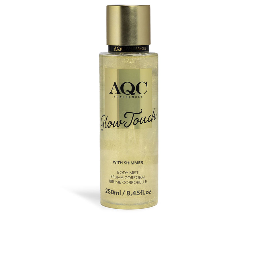 aqc fragrances glow touch gold shimmer bruma corporal 250 ml