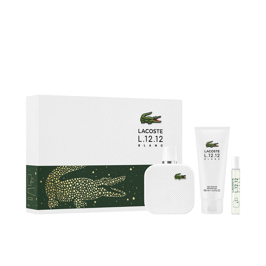 lacoste lacoste l 12 12 blanc estuche 3 pz