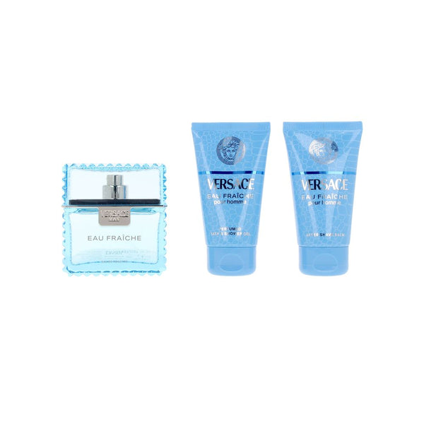 versace eau fraiche man estuche 3 pz