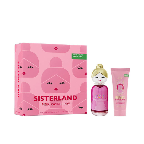 benetton sisterland pink raspberry estuche 2 pz