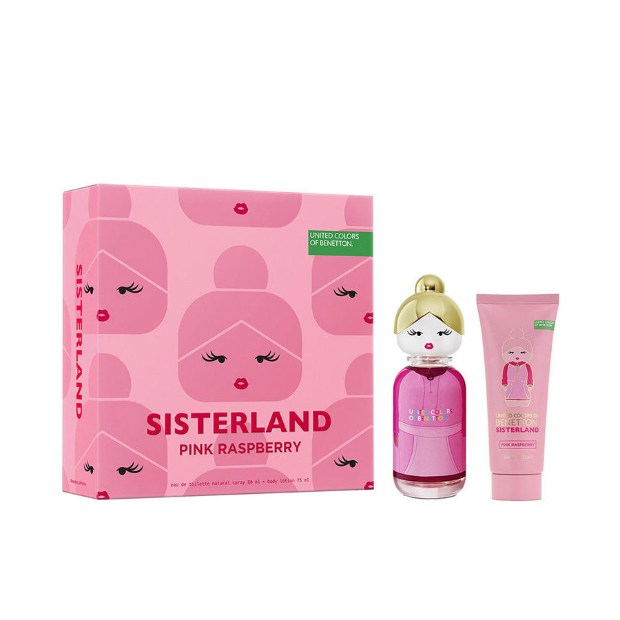 benetton sisterland pink raspberry estuche 2 pz