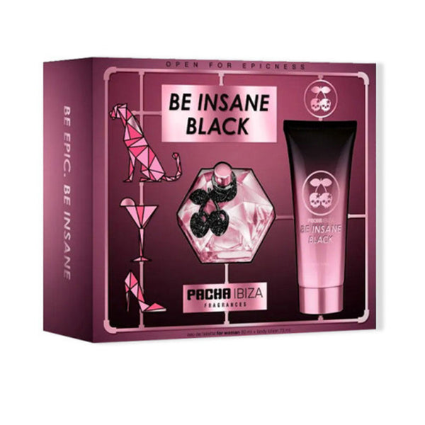 pacha pacha be insane black woman estuche 2 pz