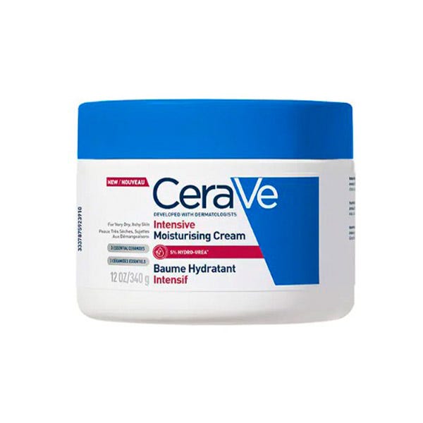 cerave crema hidratante intensiva para piel muy seca irritada y con picor debido a sequedad 340 gr