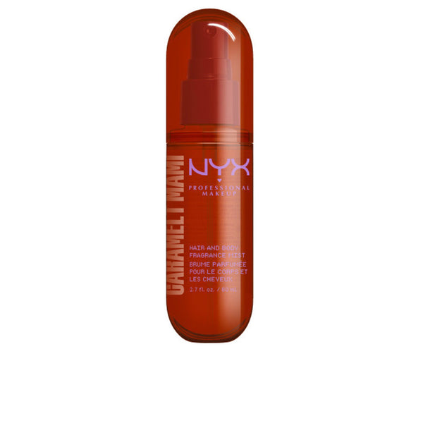 nyx professional make up hair and body body mist caramel mami 80 ml