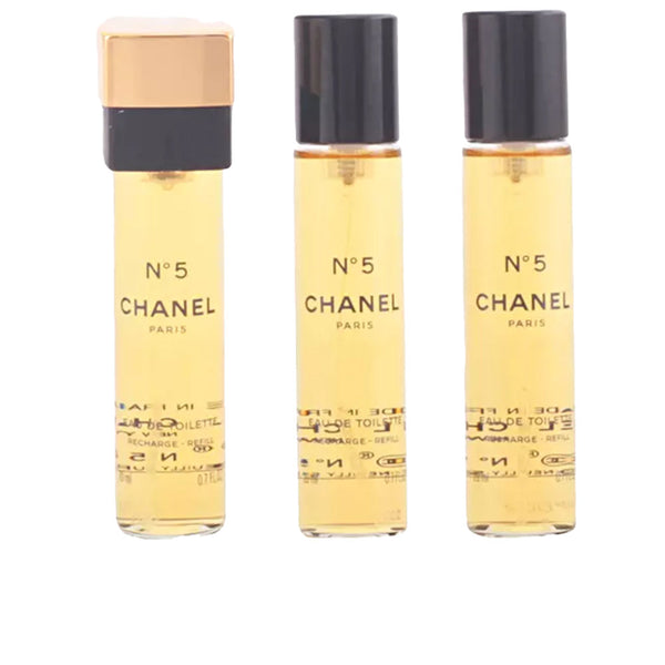 chanel nº 5 eau de toilette recargas vaporizador para el bolso 3 x 20 ml