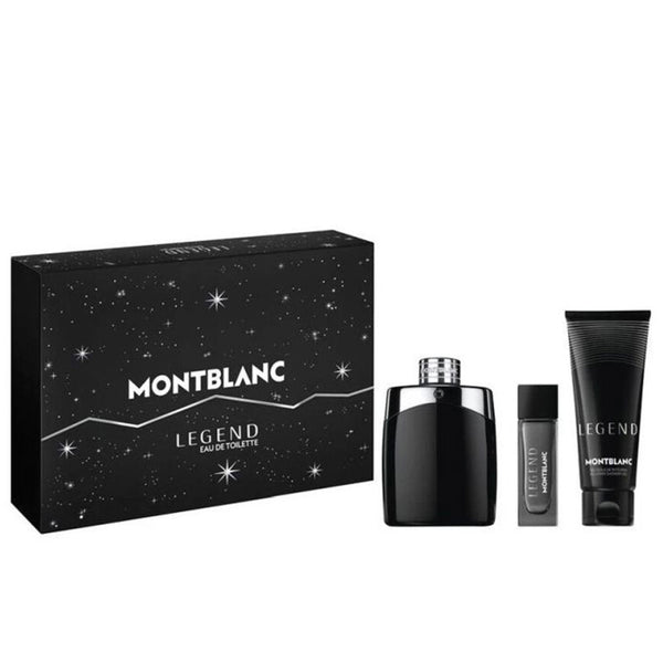 montblanc legend estuche 3 pz