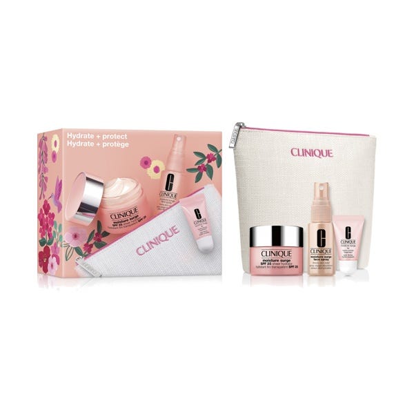 clinique moisture surge spf25 crema hidratante ligera estuche 4 pz