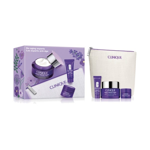 clinique smart clinical repair crema antiarrugas estuche 4 pz