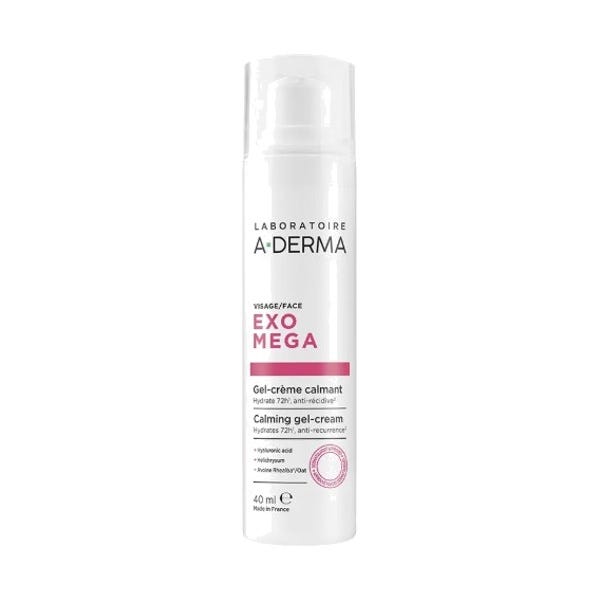 a derma exomega gel crema facial calmante 40 ml