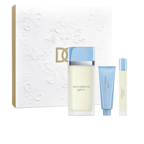 dolce gabbana light blue pour femme estuche 3 pz