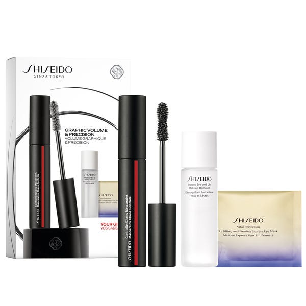shiseido controlledchaos mascara estuche 3 pz