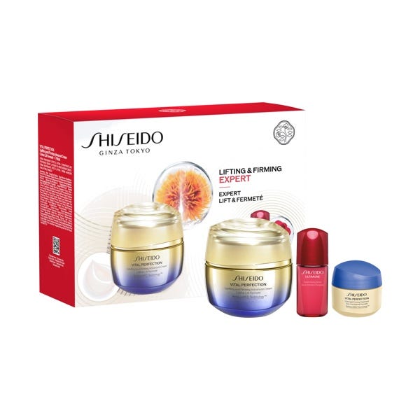 shiseido vital perfection uplifting firming cream estuche 3 pz