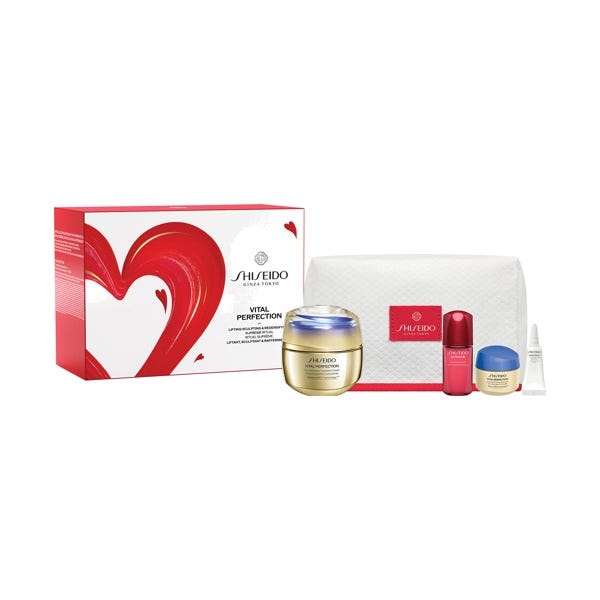 shiseido vital perfection crema suprema concentrada estuche 5 pz