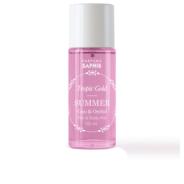 parfums saphir tropic gold summer hair body mist 100 ml