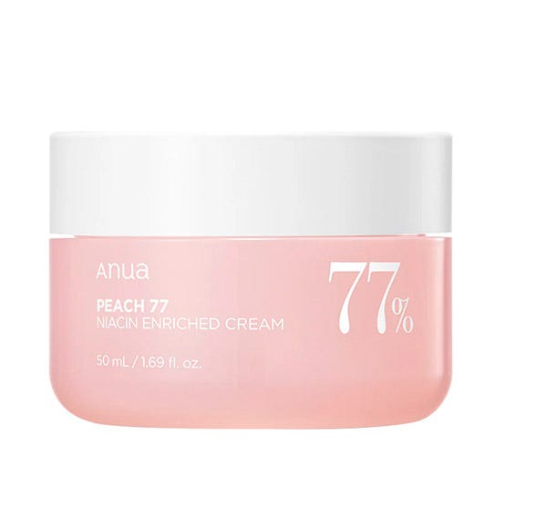 anua peach 77 niacin enriched cream 50 ml