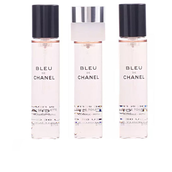 chanel bleu eau de toilette vaporizador recarga 3 x 20 ml