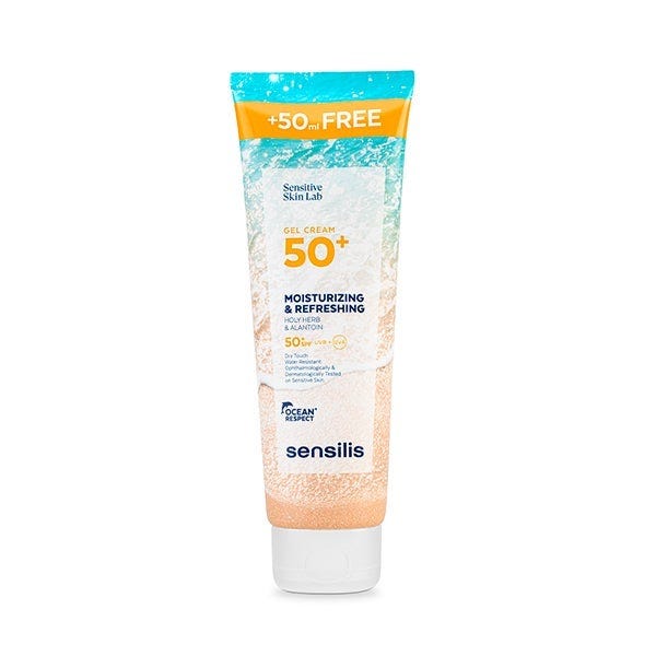sensilis moisturizing refreshing gel crema spf50 250 ml