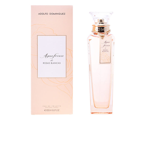 adolfo dominguez agua fresca de rosas blancas eau de toilette vaporizador 200 ml