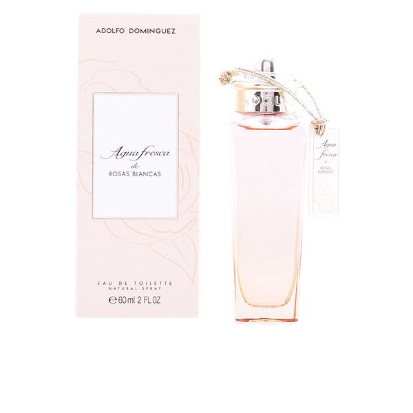 adolfo dominguez agua fresca de rosas blancas eau de toilette vaporizador 60 ml