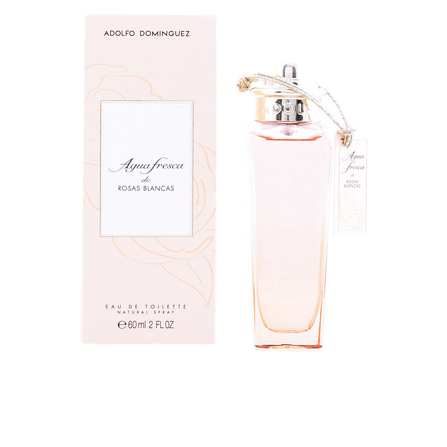 adolfo dominguez agua fresca de rosas blancas eau de toilette vaporizador 60 ml
